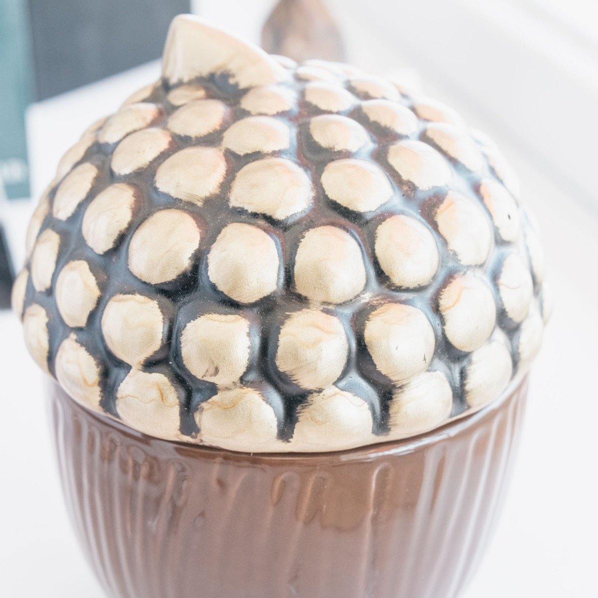 Ceramic Acorn Jar Bowen's Botanicals