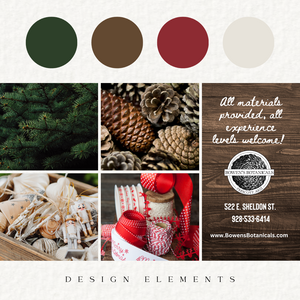 Build Your Own Wreath - Winter Floral Design Workshop - November 25th