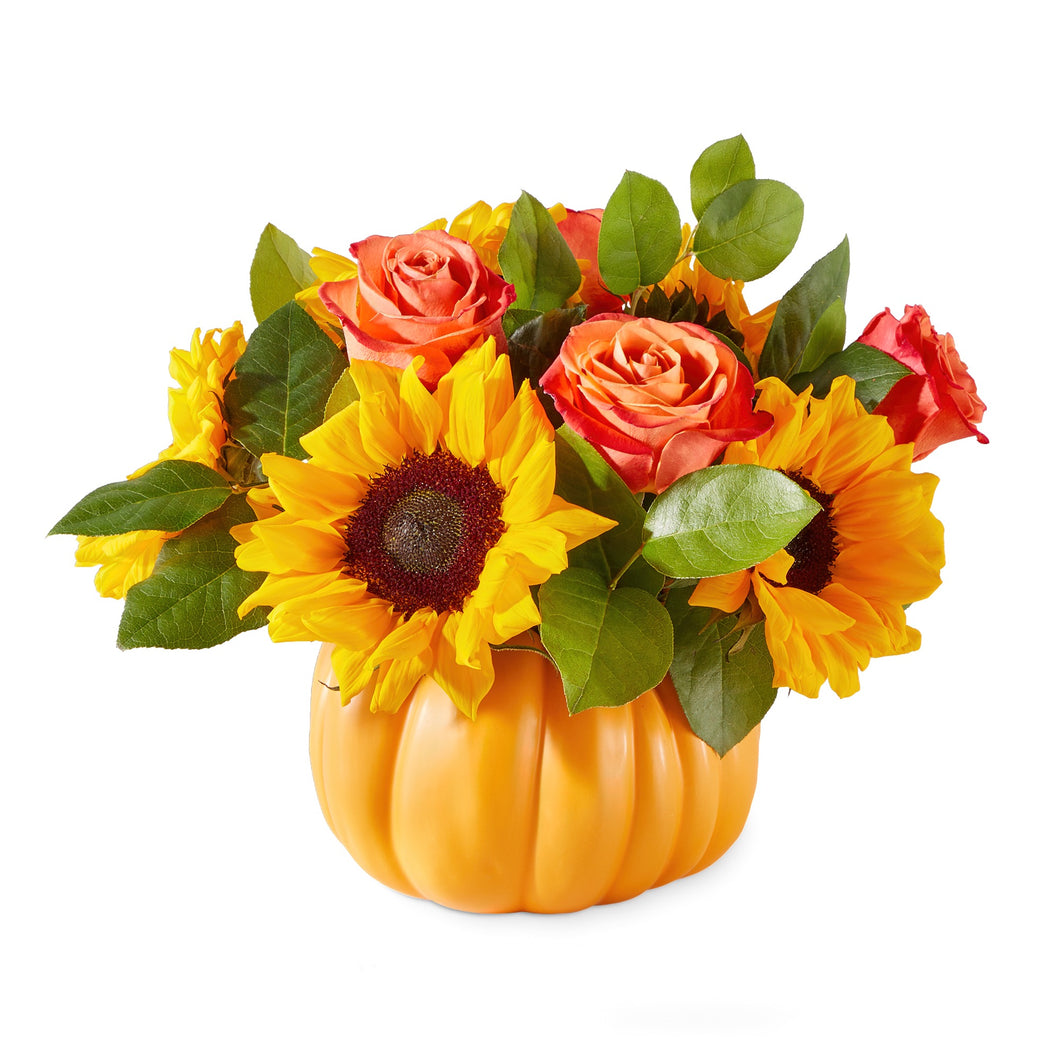 Pumpkin Dream Bouquet - Autumn Floral Arrangement