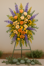 Load image into Gallery viewer, Standing Spray Sympathy Arrangement (4 Color/3 Size Options)