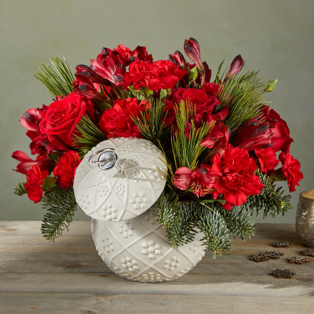 Bauble Bloom - Christmas Flower Arrangement