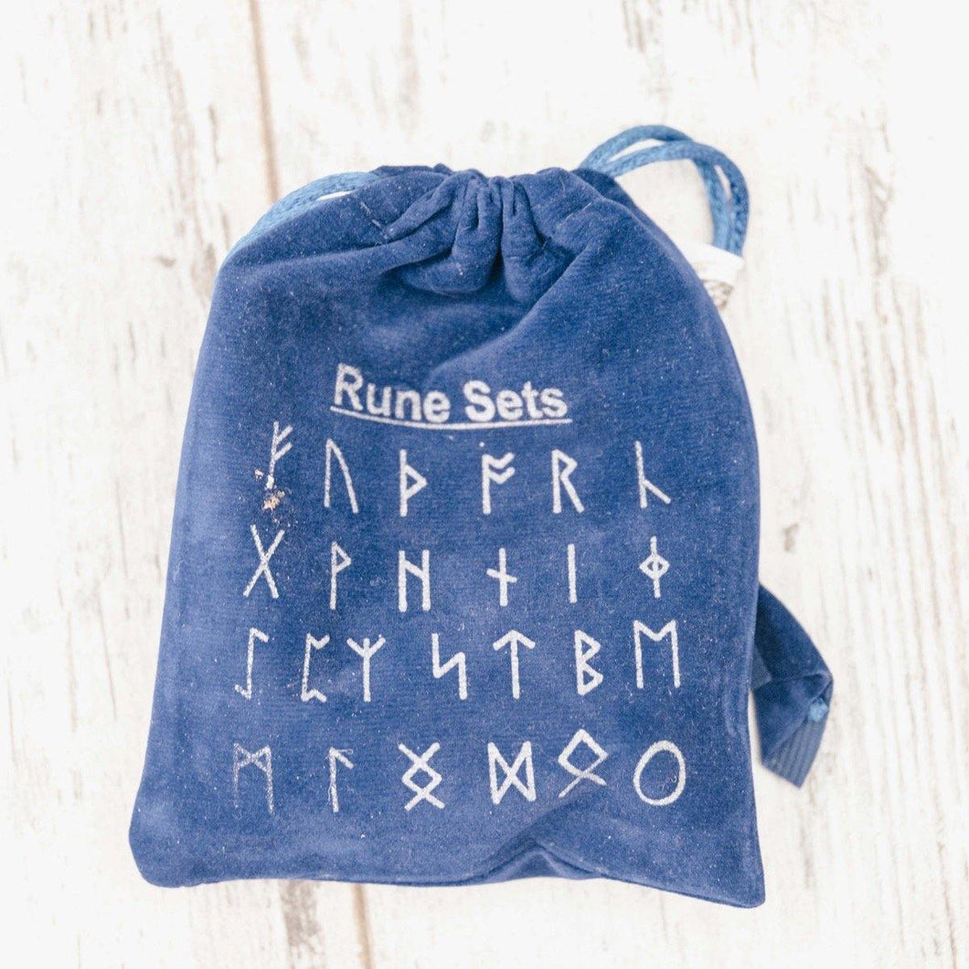 Prescott Florist - Blue Velvet Runes + Bag - Bowen's Botanicals