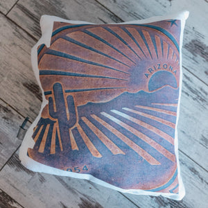 Prescott Florist - Fabric Throw Pillow - Bowen's Botanicals