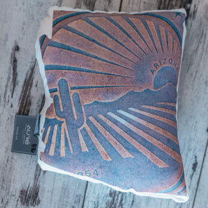 Prescott Florist - Fabric Throw Pillow - Bowen's Botanicals