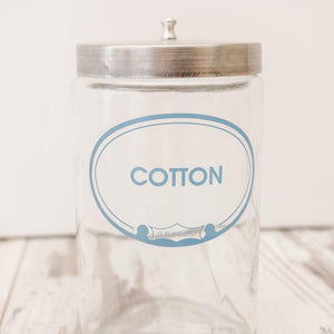 Prescott Florist - 7" Glass Jar w/Lid - Bowen's Botanicals