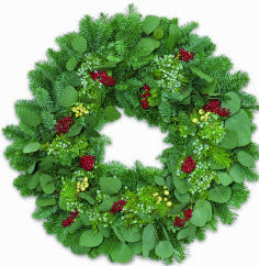 26" Scent of the Season Christmas/Winter Wreath