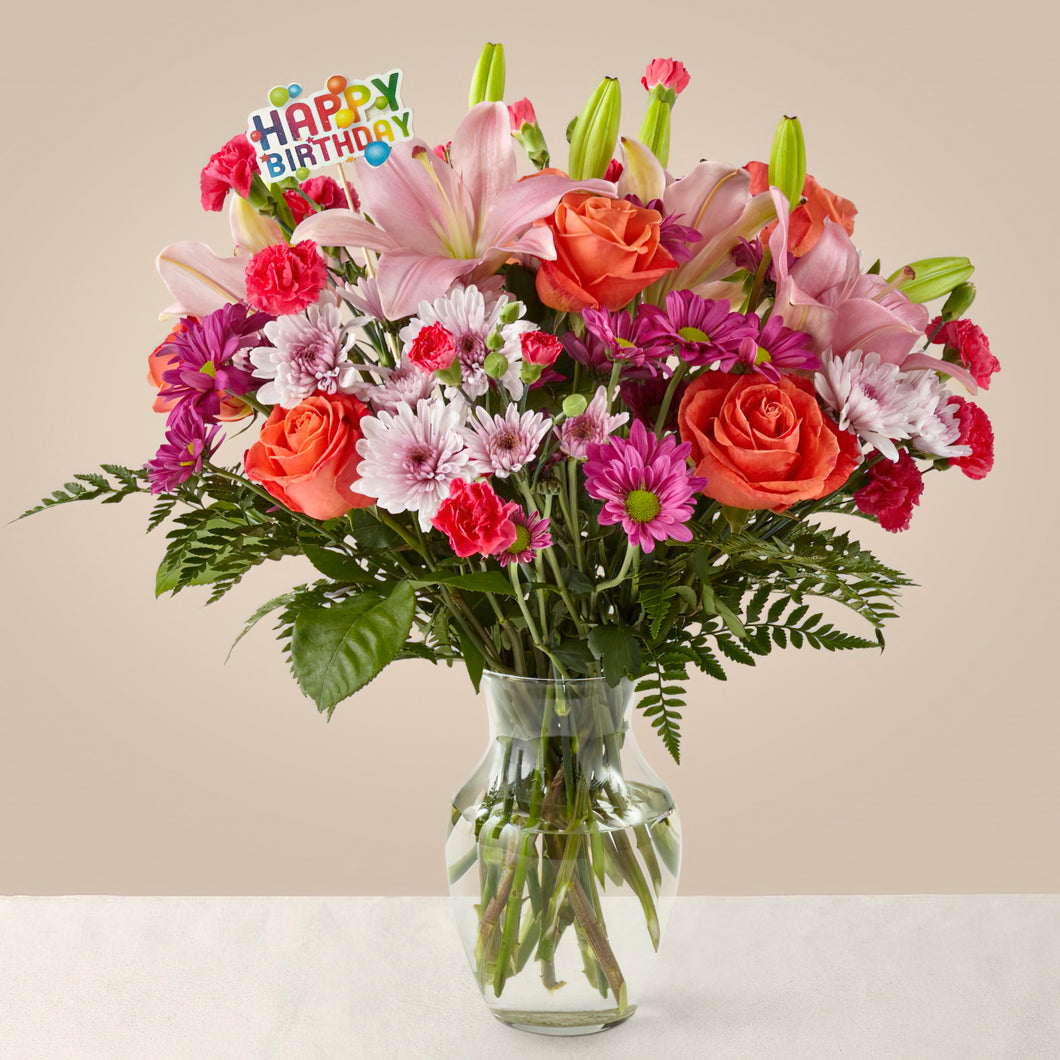 Light of My Life Bouquet - Spring Birthday Flowers - 3 Sizes