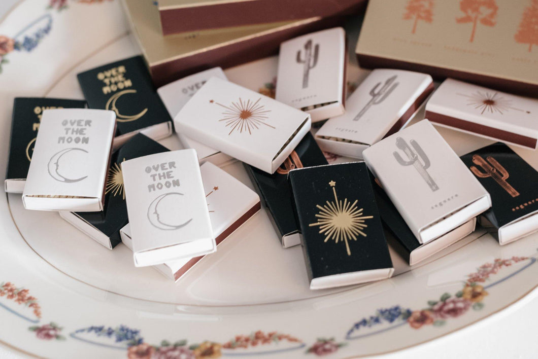 Prescott Florist - Box Matches (Small, White) - Bowen's Botanicals