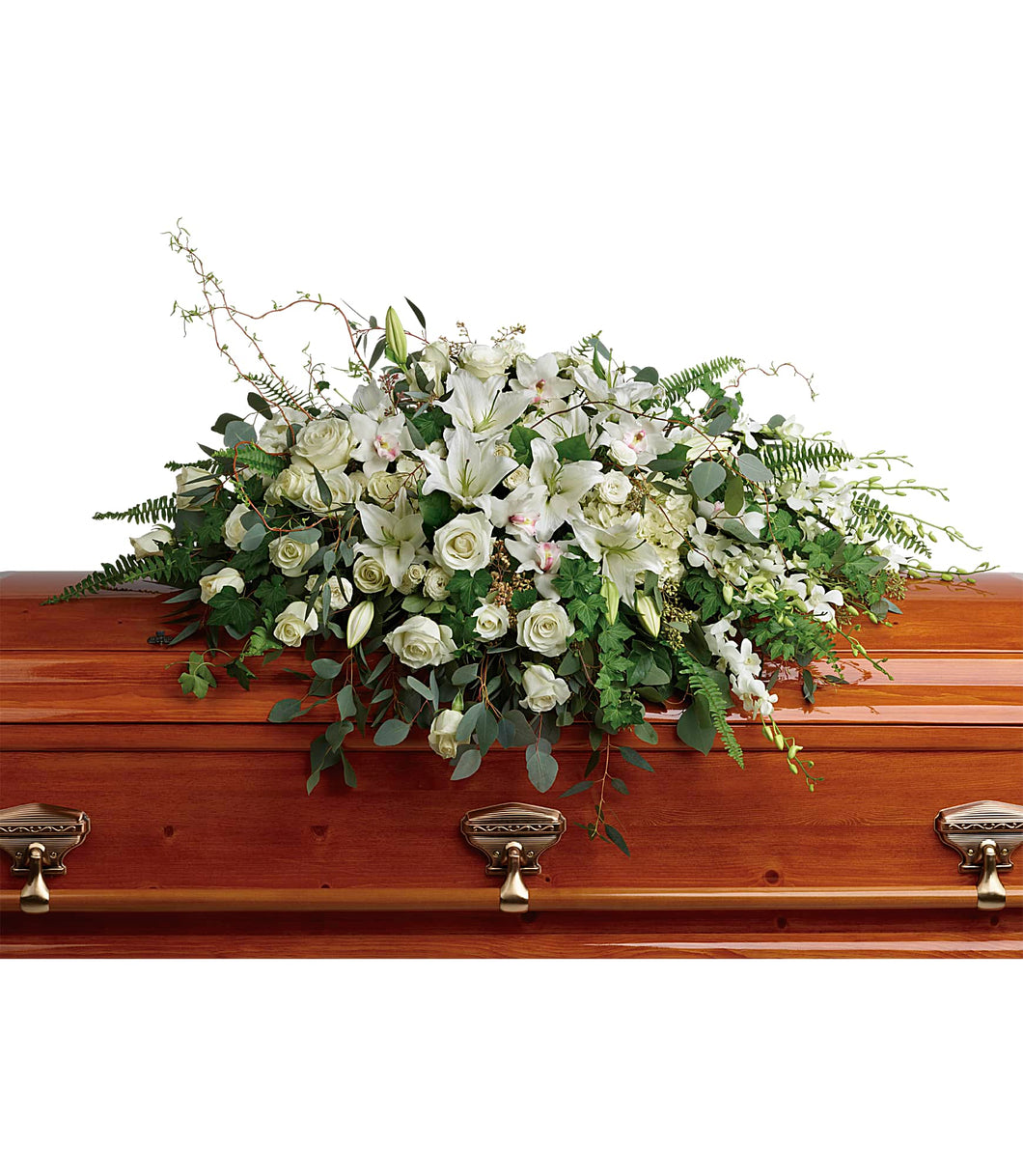 Grandest Glory Casket Spray - Sympathy and Funeral Flowers