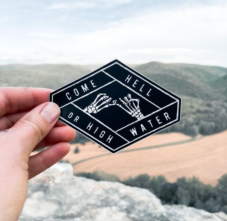 hell or high water sticker