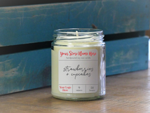 Load image into Gallery viewer, 9 oz. Candle - S/S YOUR BUSINESS NAME + SMALL LOGO