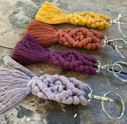 Mini Macrame Keychains