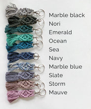 Load image into Gallery viewer, macrame keychain - mini