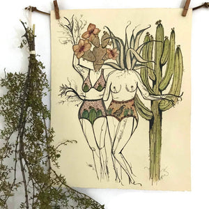 Prescott Florist - 10" Marcy Ellis Prints - Bowen's Botanicals