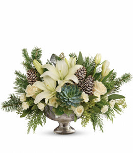 Prescott Florist - Winter Wilds Centerpiece - Bowen's Botanicals